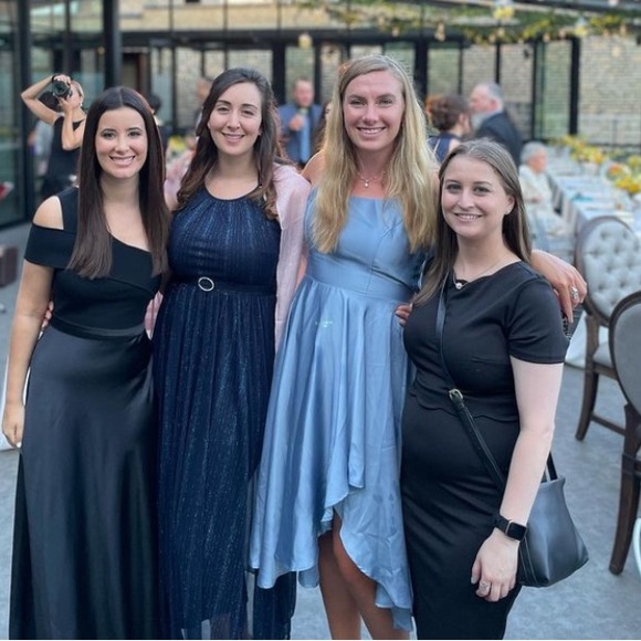 Lulu's Days Like Today Satin Asymmetrical Sleeveless Tie-Back Midi Dress - Picture 3 of 5